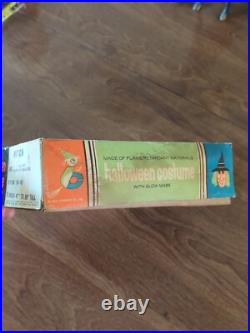Vintage halloween Witch costume with glow mask Child Bland Charnas Co. Rare Vintage halloween Witch costume with glow mask Child Bland Charnas Co. Rare