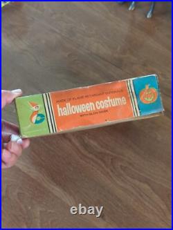 Vintage halloween Witch costume with glow mask Child Bland Charnas Co. Rare Vintage halloween Witch costume with glow mask Child Bland Charnas Co. Rare