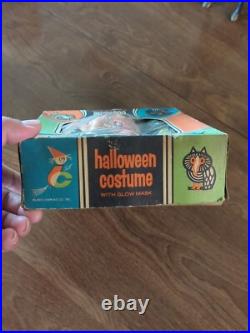 Vintage halloween Witch costume with glow mask Child Bland Charnas Co. Rare Vintage halloween Witch costume with glow mask Child Bland Charnas Co. Rare
