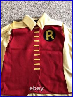 Vintage homemade batman Robin Youth halloween costume