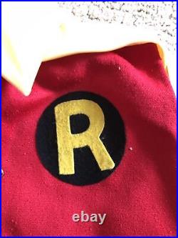 Vintage homemade batman Robin Youth halloween costume