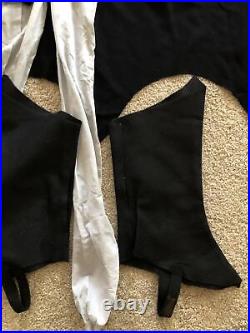 Vintage homemade batman halloween costume Cowl Belt Shirt Pants Boots