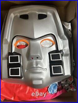 Vintage transformers rare megatron mask costume with box 1984 Rack