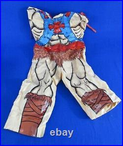 Vtg 1982 He-Man Costume & Mask Sz SMALL Masters of the Universe Ben Cooper withBox