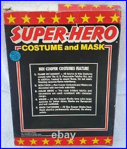 Vtg 1987 Ben Cooper Vinyl Costume & Mask in Box Star Trek Ferengi UNUSED Klingon