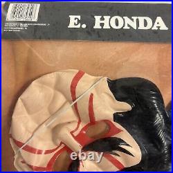 Vtg 1991 Street Fighter 2 E. Honda Collegeville Halloween Plastic Mask Costume