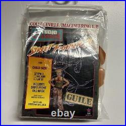 Vtg 1991 Street Fighter 2 GUILE Collegeville Halloween Mask Costume Rare Rubber