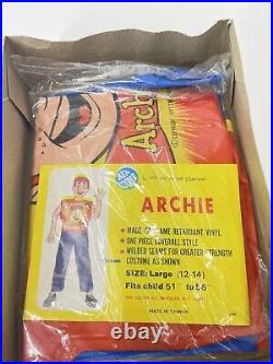 Vtg ARCHIE COMIC BEN COOPER COSTUME RIVERDALE RARE Size LG MIB 1977