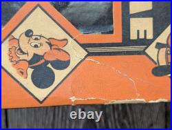 Vtg Authentic Walt Disney Halloween Ben Cooper Mickey Mouse Mask Costume & Box