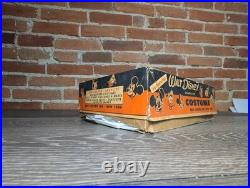 Vtg Authentic Walt Disney Halloween Ben Cooper Mickey Mouse Mask Costume & Box