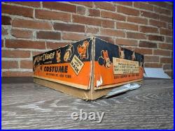 Vtg Authentic Walt Disney Halloween Ben Cooper Mickey Mouse Mask Costume & Box