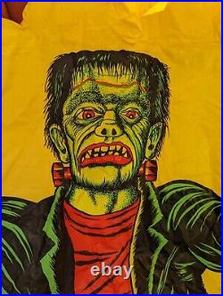 Vtg Ben Cooper Frankenstein Poncho Halloween Costume 1979 One Size Youth