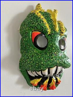 Vtg Ben Cooper Godzilla Plastic Mask 1970s Rare Kaiju Japan Halloween Horror