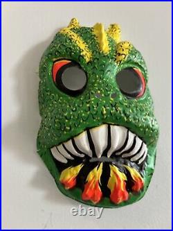 Vtg Ben Cooper Godzilla Plastic Mask 1970s Rare Kaiju Japan Halloween Horror
