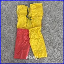 Vtg Collegeville Clown Halloween Mask & Costume Kids Tiny Tot 3-4 Yr 1984 USA