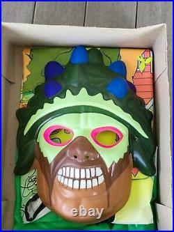 Vtg Rare Halloween Mask & Costume Collegeville Toxic Crusaders Major Disaster