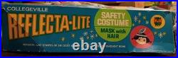 Vtg Vampire With Hair Halloween Costume Collegeville Reflecta-life Costume In Box
