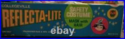Vtg Vampire With Hair Halloween Costume Collegeville Reflecta-life Costume In Box