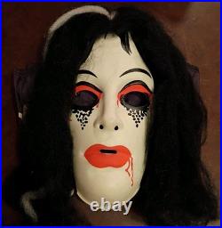 Vtg Vampire With Hair Halloween Costume Collegeville Reflecta-life Costume In Box