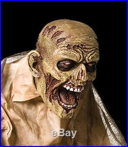 Walking Dead Life Size Realistic-ANIMATED ZOMBIE-Fogger Accessory Halloween Prop