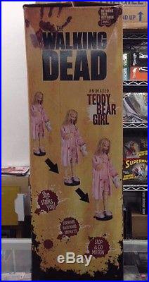 Walking Dead Teddy Bear Girl Animatronic 5 feet tall Stop and Go She Stalks You