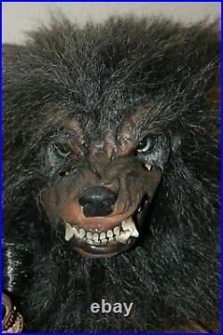 Werewolf Mask with Werewolf Hands Bad Moon Werewolf The Horror Dome HDM323/DWH25
