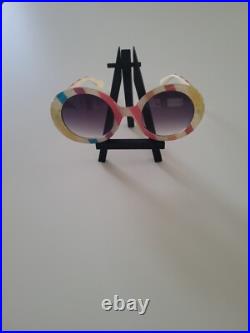 Whimsical shape Sunglasses Multi Color Fun Beach Vacation Party Travel Costume