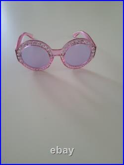 Whimsical shape Sunglasses Pink Bling Fun Beach Vacation Party Travel Costume