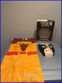 Wolverine Marvel Costume 1992 COLLEGEVILLE X-Men Tiny Tot 3-4 Years With Box