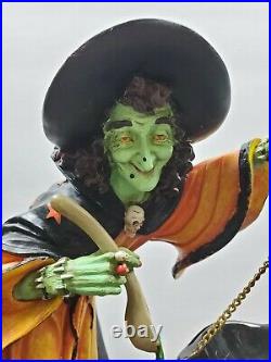 Yankee Candle Green Witch WithSpoon Halloween Tart Wax Burner RARE