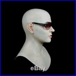 Young women mask Ultra realistic female silicone facial mask Man becomes woman