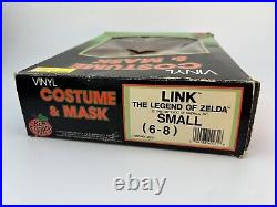 Zelda Link Nintendo Ben Cooper vtg 1989 Costume mask no Collegeville Dracula