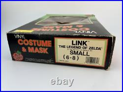 Zelda Link Nintendo Ben Cooper vtg 1989 Costume mask no Collegeville Dracula