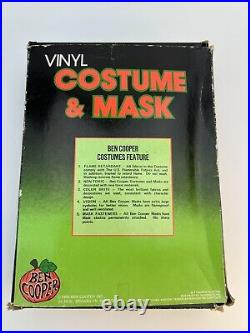 Zelda Link Nintendo Ben Cooper vtg 1989 Costume mask no Collegeville Dracula